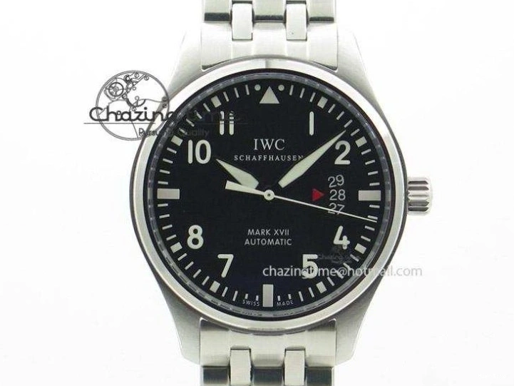 MIROTIME 0401 Timeless Big Pilot Real PR IW500901 ZF 1:1 Best Edition On Black Leather Strap A 7340